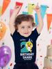 Baby Shark 2nd Birthday Shirt - Toddler Outfit for 2 Year Old Boy or Girl - Cute Kids Party Tee 2T Navy view 2