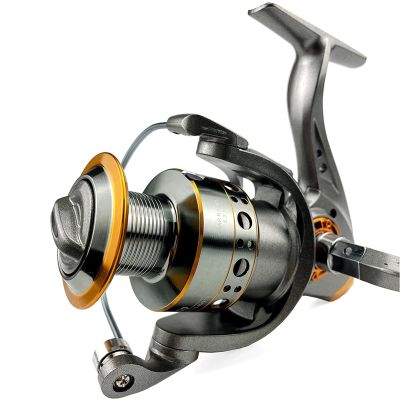 HNGM Fishing reel Rotating Fishing Reel 5.2:1 Transmission Ratio 13BB Ball Bearing 10KG Maximum Pallet 1000-7000 (Spool Capacity : 6000 Series)