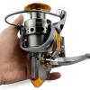 HNGM Fishing reel Rotating Fishing Reel 5.2:1 Transmission Ratio 13BB Ball Bearing 10KG Maximum Pallet 1000-7000 (Spool Capacity : 6000 Series) view 3