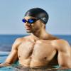 WHALE Extra Large Swim Cap for Women Men, Durable Silicone Swimming Hat with Ear Protection, Unisex Adults Bath Swimming Caps for Long Thick Curly Hair & Dreadlocks Braids Weaves Afro Hair(White) view 2