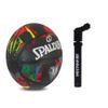 Spalding Marble Official Basketball Ball Size 7 for Women NBA Red Ball with Pump view 1