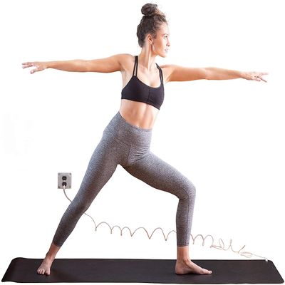 Grounding Yoga Mat with 16ft Grounded Cord, Connect to The Earth, Improves Sleep, Reduces Inflammation, Pain and Anxiety (24 * 72 inch)