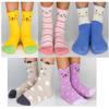 Hzcojulo Kids Toddler Big Little Girls Fashion Cotton Crew Cute Socks -5 Pairs Gift Set,Multicolor-CatsB,Shoe size 10.5-13/M/5-7 Years view 2