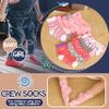 ANTSANG Baby Girls Toddlers Grips Socks Kids Non Slip/Anti Skid Unicorn Striped Crew Cotton Socks 12 Pairs Gift Stocking Stuffers (Girl's-Unicorn Pink(12 Pairs),3-5 Y) view 4