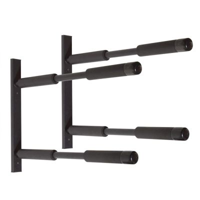 YRHH Surfboard Rack,Wall Mount Surf Storage Rack with Angled Padded Arms for 2 Surfboard or Paddle Board, Multifunctional Shelf,Hold Up to A 28" Wide Board
