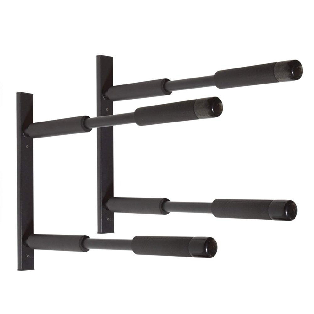 YRHH Surfboard Rack,Wall Mount Surf Storage Rack with Angled Padded Arms for 2 Surfboard or Paddle Board, Multifunctional Shelf,Hold Up to A 28" Wide Board