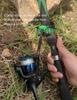 Beoccudo Rod Socks Fishing Rod Sleeve, Rod Covers for Spinning Baitcasting Rod Fishing Pole Covers with Elastic Strap view 4