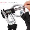 BIGLUFU Motorcycle Lock Chain Locks Heavy Duty 4ft Long, 15mm Cut Proof Square Chains, Ideal for Motorcycles, Bikes, Generator, Gates, Bicycle, Scooter view 3