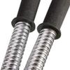 YRHH 1 Pair Dumbbell Handles, Dumbbell Bar,Adjustable Chrome Threaded Dumbbells Bar - 1" Diameter Center - for Weightlifting Fitness and Training-38cm view 3