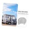 FAVOMOTO 1pc Weatherproof Golf Cart Cover Durable Sided Protection for Club Car Easy to Standard view 4