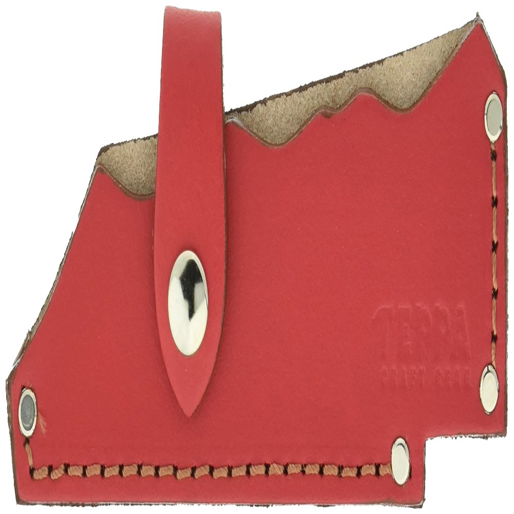 TEPPA 14022 Yahiko Dedicated Leather Case for Outdoor Camping, Bonfire Hatche, Red, Made in Japan