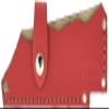TEPPA 14022 Yahiko Dedicated Leather Case for Outdoor Camping, Bonfire Hatche, Red, Made in Japan view 1