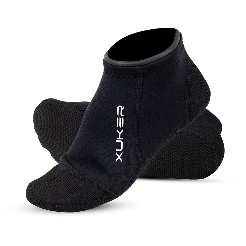 XUKER Neoprene Water Socks 3mm, Sand Proof Beach Volleyball Socks Diving Socks for Outdoor Water Sports