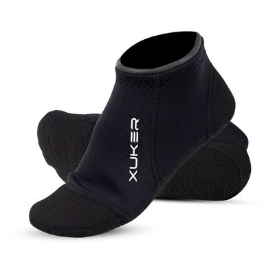 XUKER Neoprene Water Socks 3mm, Sand Proof Beach Volleyball Socks Diving Socks for Outdoor Water Sports