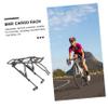 Wakauto Rack Rear Aluminum Alloy Bike Cargo Rack Luggage Carrier for Bikes Easy to Install Suitable for Most view 4
