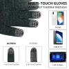 Achiou Winter Gloves, Glove for Men Women, Upgraded Touch Screen Texting Warm Running with Thermal Soft Knit Lining view 2