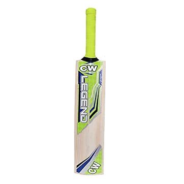 CW Legend Tennis Ball BAT Full Size Popular Willow Bat Full Size Men Tennis Cricket Bat Poplar Willow Bat with I-10 Ball