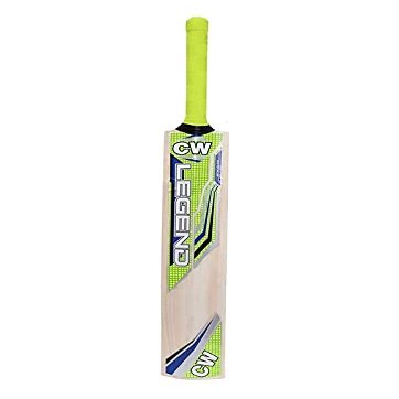 CW Legend Tennis Ball BAT Full Size Popular Willow Bat Full Size Men Tennis Cricket Bat Poplar Willow Bat with I-10 Ball