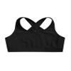 Kaerm Kids Girls Criss Cross Athletic Racerback Crop Top Hip Hop Jazz Dance Keyhole Vest Cycling Bra Black 10 view 3