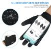 Achiou Winter Gloves, Glove for Men Women, Upgraded Touch Screen Texting Warm Running with Thermal Soft Knit Lining view 3