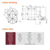 24V36V48V 450W 4 Wheels Tricycle Motor Kit with Thumb Throttle (36V 450W kit) view 4