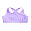 Kaerm Kids Girls Criss Cross Athletic Racerback Crop Top Hip Hop Jazz Dance Keyhole Vest Cycling Bra Purple 16 view 3
