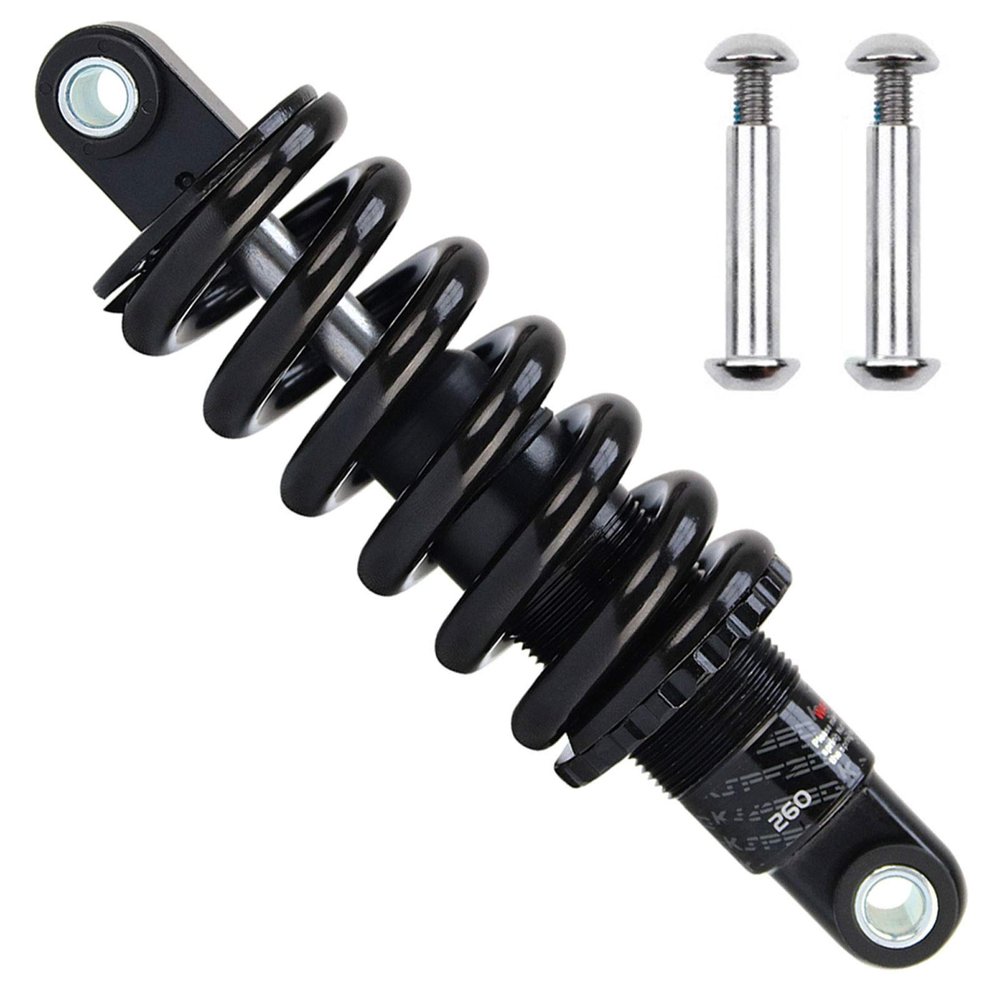 LvTu Bike Rear Shock Absorber Spring 125/150/ 165/190 mm GS-121A, 100 to 2000 Lbs Suspension Damper(165mm,1000 Lbs)