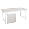Diviness Aluminum Folding Table Portable Camping Table Adjustable Height Lightweight for Party, Beach, Backyard, BBQ, Indoor and Outdoor (47.24 x 23.62 x 21.65-27.56 inches) view 1