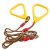 DOITOOL 1pair Ring Swing Kids Exercise Rings Fitness Handles for Children Pull Handles Gymnastic Pull-up Exercise Grip Fitness Non-Slip view 1