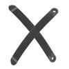 UP100 Snowboard Binding Toe Tongue Ladder Straps Black Plastic 7.6 inch for Snowboard Strap-in Binding System view 2