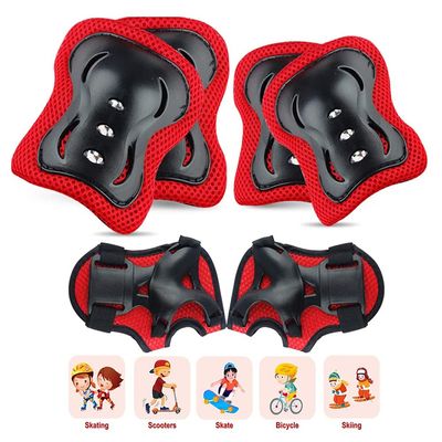 NC Miisong Kids/Youth Knee Pad Elbow Pads Guards Protective Gear Set for Skateboard, Knee Elbow Wrist Pads Suitable for Bike, Roller Skating, Rollerblade,