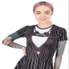 Disney Nightmare Before Christmas Dress Womens Jack Skellington Costume (3X-Large) Black view 3