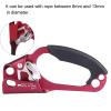 EVTSCAN Climbing Hand Ascender, Outdoor Mountaineering Climbing Right Hand Riser Protector for 8-13mm Rope(Red) view 2