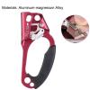 EVTSCAN Climbing Hand Ascender, Outdoor Mountaineering Climbing Right Hand Riser Protector for 8-13mm Rope(Red) view 3