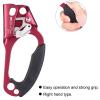 EVTSCAN Climbing Hand Ascender, Outdoor Mountaineering Climbing Right Hand Riser Protector for 8-13mm Rope(Red) view 4