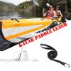 Kayak Stand Up Assist Strap Pull Up Strap Multi-Purpose Kayak Canoe Drag Strap,Strong Handle Adjustable Length from 34-54 inch (with Paddle Leash) view 2