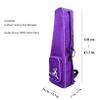 LEONARK Fencing Storage Bag for Epee Saber and Foil Equipment - Portable Backpack for Fencing Sword Suit and Mask (Purple) view 2