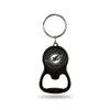 Rico Industries NFL Football New England Patriots Carbon Fiber Metal Keychain - Beverage Bottle Opener With Key Ring - Pocket Size view 1