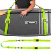 Gradient Fitness SUP & Kayak Carry Strap  Hands-Free Paddle Board, Surfboard & Kayak Carrier with Padded Shoulder Sling  Adjustable Paddleboard Accessory for Men & Women (Green) view 1