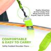 Gradient Fitness SUP & Kayak Carry Strap  Hands-Free Paddle Board, Surfboard & Kayak Carrier with Padded Shoulder Sling  Adjustable Paddleboard Accessory for Men & Women (Green) view 3
