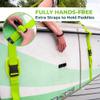 Gradient Fitness SUP & Kayak Carry Strap  Hands-Free Paddle Board, Surfboard & Kayak Carrier with Padded Shoulder Sling  Adjustable Paddleboard Accessory for Men & Women (Green) view 4