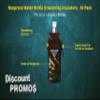 50 Neoprene Water Bottle Drawstring Insulators Pack - Customizable Text, Logo - 12 oz. Longneck, Hook - Camo1 view 3