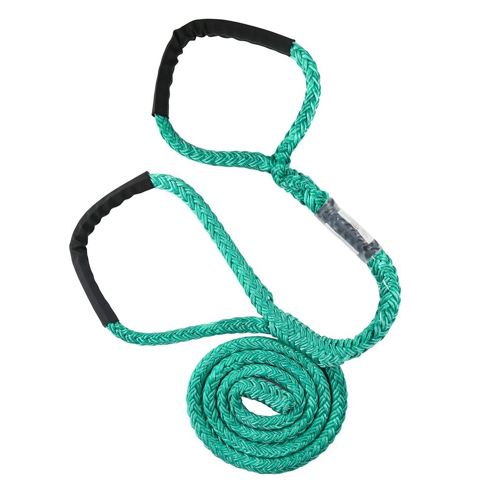 Pelican Rope The Brainiac Arborist Whoopie Sling - Adjustable Port A Wrap Sling - 3/4 inch Diameter Tree Strap Rope - 3,500 lb WLL Adjustable Rigging Sling (4 to 9 ft)