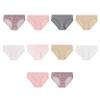 Hanes Girls' 100% Cotton Tagless Hipster Panties, Multipack view 1
