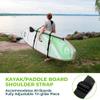 Gradient Fitness SUP & Kayak Carry Strap  Hands-Free Paddle Board, Surfboard & Kayak Carrier with Padded Shoulder Sling  Adjustable Paddleboard Accessory for Men & Women (Black) view 2