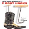 Southwestern Equine Boot Hunter - Boot Puller Jack Hunter Orange, Raspberry &Turquoise (Brown with Hooks) view 2