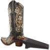 Southwestern Equine Boot Hunter - Boot Puller Jack Hunter Orange, Raspberry &Turquoise (Brown with Hooks) view 3