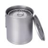 ATiAP Titanium Cup Ultralight coffee cup with wooden Handle For Outdoor Camping Hiking Backpacking(750ml & 450ml) view 4