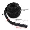 XKH- Full Body Workout Battle Rope 1.5"/30ft Training Sports Exercise Strength Cardio Fitness Outdoors [P/N: ET-HOME005-BK] view 2