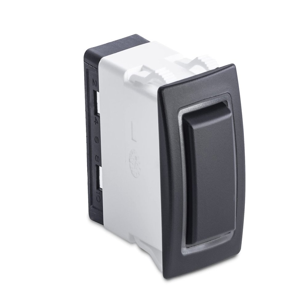 Sierra RK40680G, Rocker Switch, Halo DPDT, Green Halo